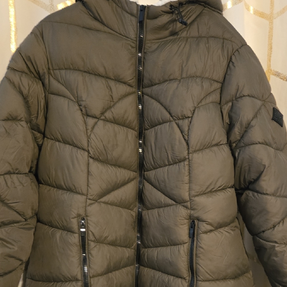 Steve Madden Khaki Quilted Jacket